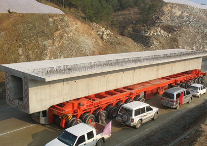 龍派輪胎式運(yùn)梁車(chē)